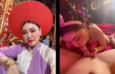 Cô Trang thèm cu như thèm kem