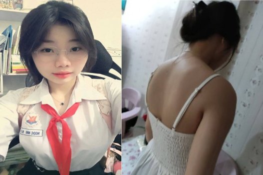 Em học sinh dâm đãng bị địt cho rên phê