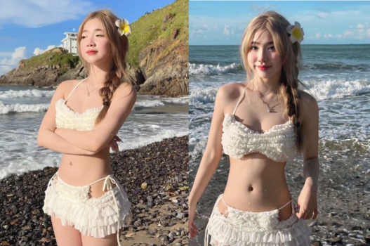Em Ngọc Diễm quyến rũ với làn da trắng muốt, thỏa mãn khát khao trai lạ