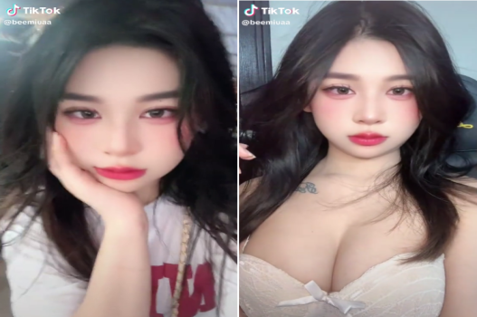 Hot TikToker xinh nằm ngửa hưởng thụ